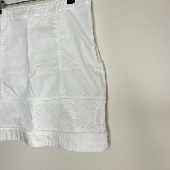 Vintage Burberry London White Mini Golf Skirt size 2 - Picture 4 of 7